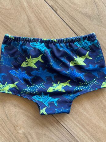 Sunga Masculina Infantil Estampada de Tubarão Fernanda Ramos Kids