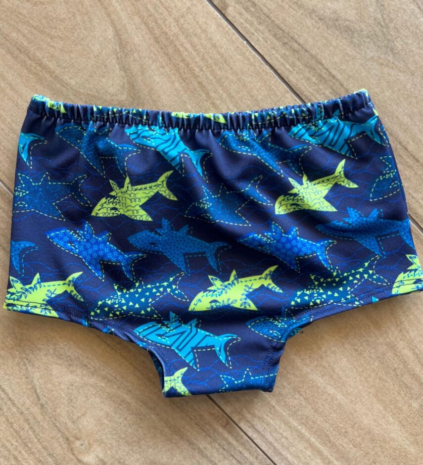 fernandaramoskids com br Sunga Masculina Infantil Estampada de Tubarão 2