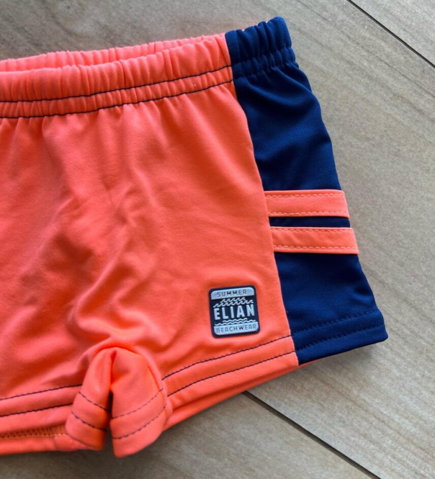 fernandaramoskids com br Sunga Masculina Infantil Laranja Neon 1
