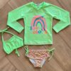 Trijunto Infantil Feminino Biquíni e Blusa Manga Longa Fernanda Ramos Kids