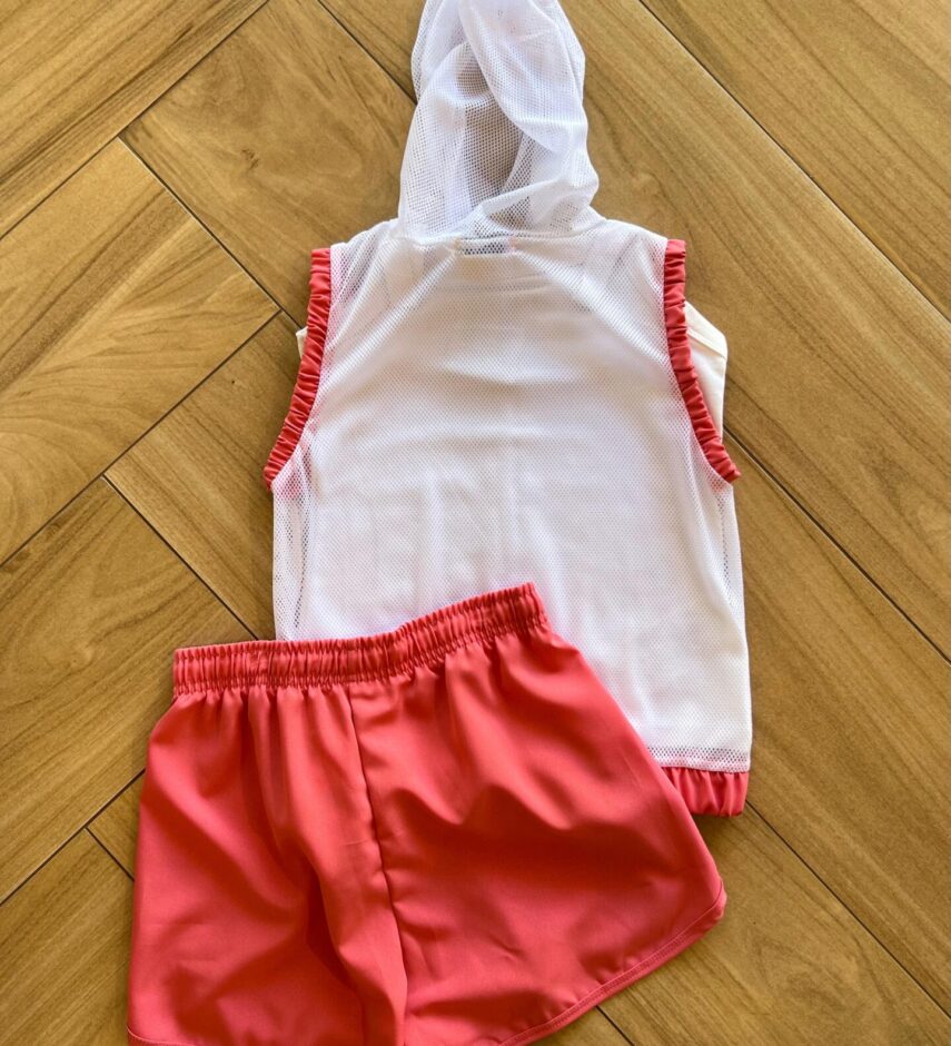 fernandaramoskids com br Trijunto Infantil Feminino Regata Alça, Short Rosa e Sobreposição 3