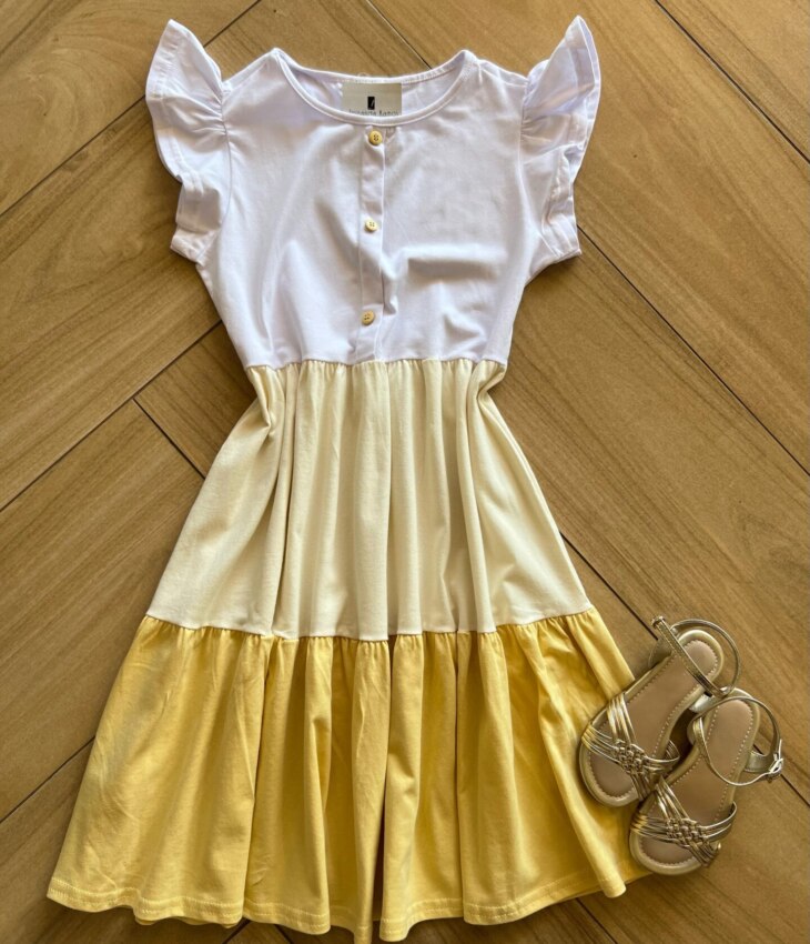 Vestido Infantil Feminino 3 Marias Fernanda Ramos Kids