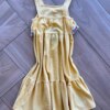 fernandaramoskids com br Vestido Infantil Feminino Alça e Detalhe Fita Tassel2