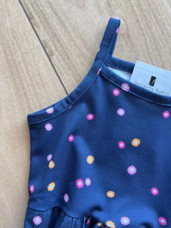 fernandaramoskids com br Vestido Infantil Feminino Alça Fina Florzinha 1