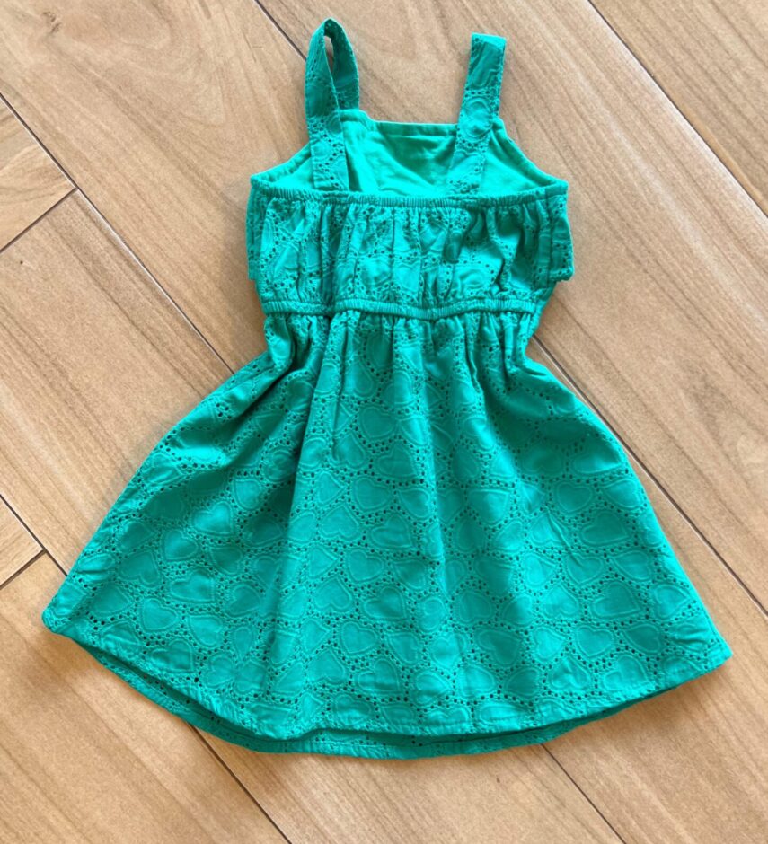 fernandaramoskids com br Vestido Infantil Feminino Alcinha e Detalhe Laço Verde2