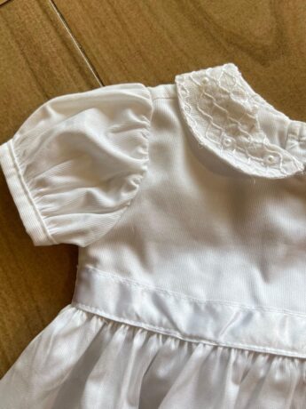 fernandaramoskids com br Vestido Infantil Feminino Branco com Pérola 1