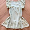 fernandaramoskids com br Vestido Infantil Feminino com Detalhe de Flor na Manga 2