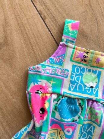 fernandaramoskids com br Vestido Infantil Feminino Curto Alça Estampado Colorido1