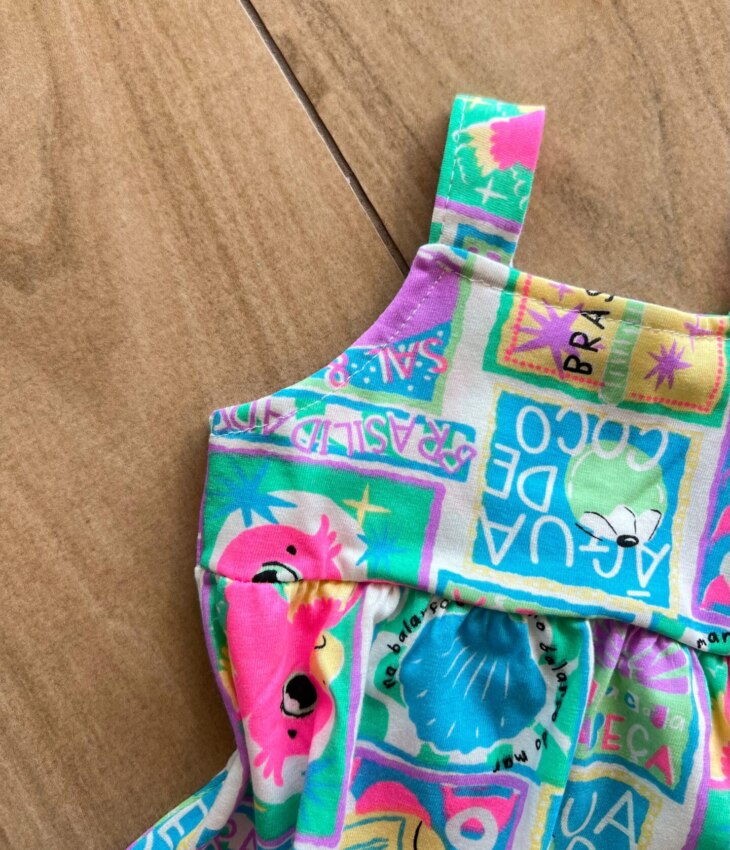 fernandaramoskids com br Vestido Infantil Feminino Curto Alça Estampado Colorido1