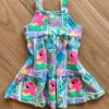 fernandaramoskids com br Vestido Infantil Feminino Curto Alça Estampado Colorido2