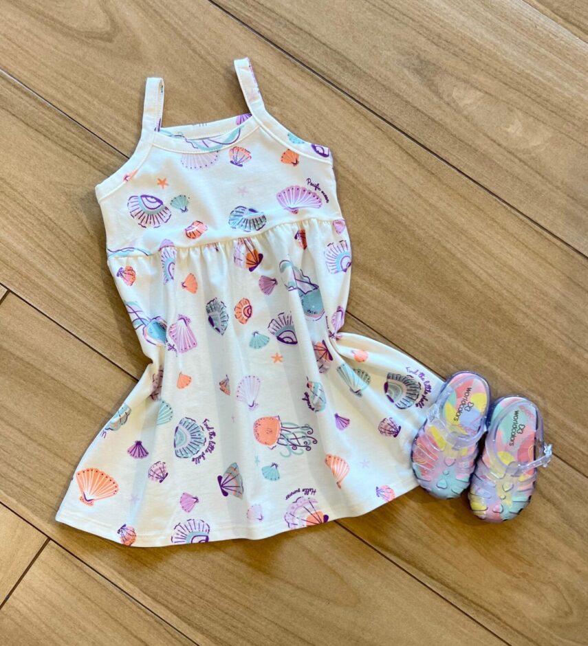 fernandaramoskids com br Vestido Infantil Feminino Curto Alça Fina e Rodado Off White1