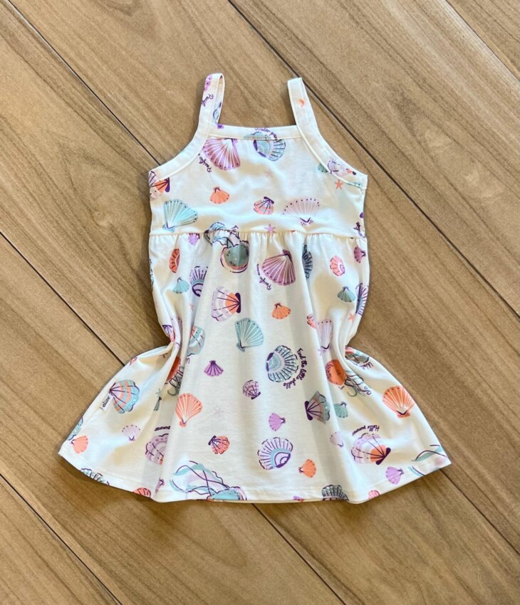 fernandaramoskids com br Vestido Infantil Feminino Curto Alça Fina e Rodado Off White2