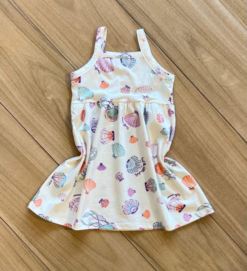 fernandaramoskids com br Vestido Infantil Feminino Curto Alça Fina e Rodado Off White2
