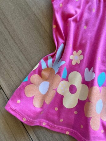 fernandaramoskids com br Vestido Infantil Feminino Curto Amplo Jardim Pink1