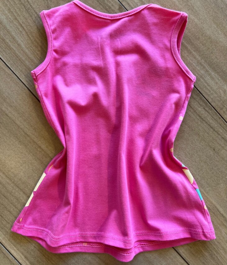 fernandaramoskids com br Vestido Infantil Feminino Curto Amplo Jardim Pink2