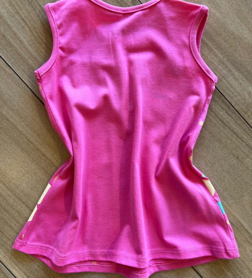 fernandaramoskids com br Vestido Infantil Feminino Curto Amplo Jardim Pink2