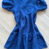 fernandaramoskids com br Vestido Infantil Feminino Curto Azul 2