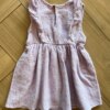 Vestido Infantil Feminino Curto Babado na Manga em Laise Lilás da Fernanda Ramos Kids