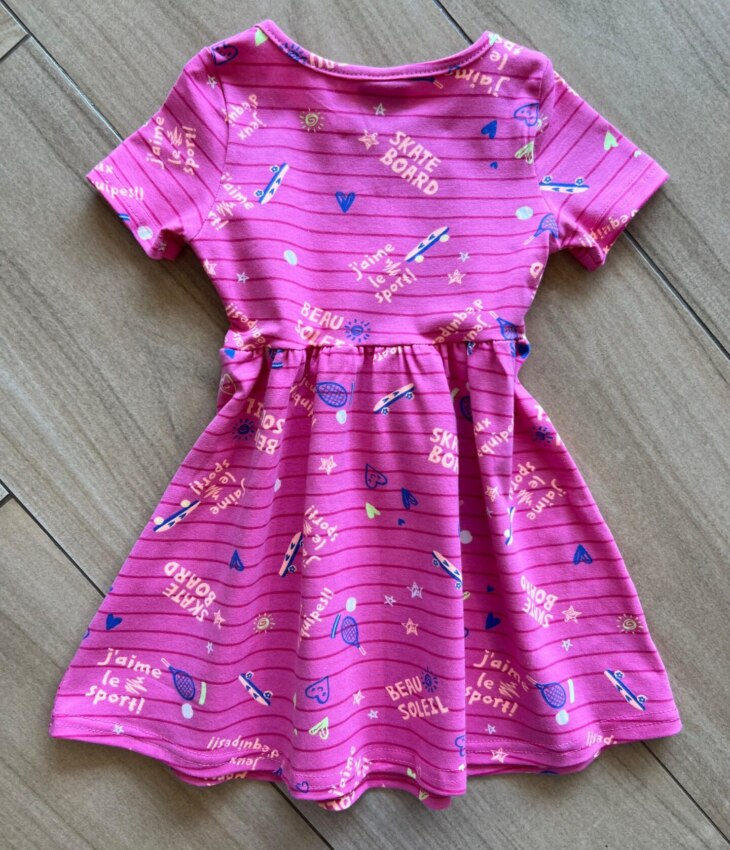 fernandaramoskids com br Vestido Infantil Feminino Curto Beau Soleil Pink2