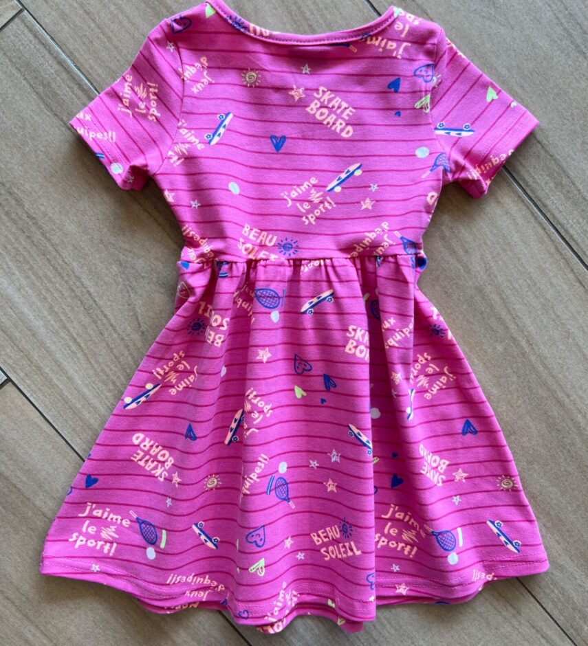 fernandaramoskids com br Vestido Infantil Feminino Curto Beau Soleil Pink2