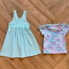 fernandaramoskids com br Vestido Infantil Feminino Curto com Blusa Manga Curta Estampado2