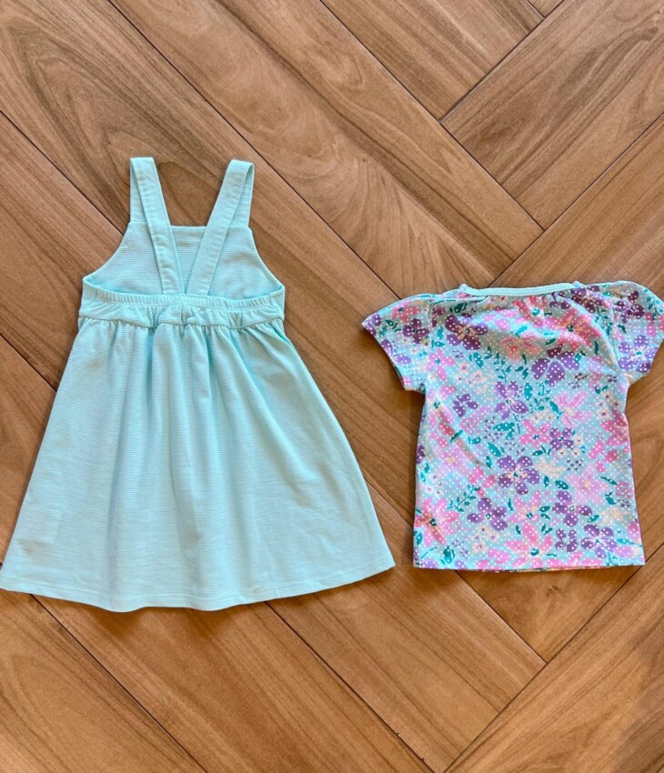fernandaramoskids com br Vestido Infantil Feminino Curto com Blusa Manga Curta Estampado2