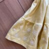fernandaramoskids com br Vestido Infantil Feminino Curto com Florzinhas Amarelo1