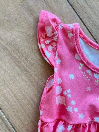fernandaramoskids com br Vestido Infantil Feminino Curto com Glitter e Estampado Rosa1