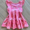 fernandaramoskids com br Vestido Infantil Feminino Curto com Glitter e Estampado Rosa2