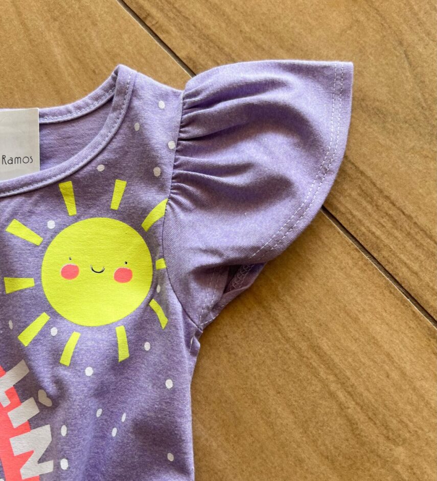 fernandaramoskids com br Vestido Infantil Feminino Curto Dia Lindo Lilás Soft1