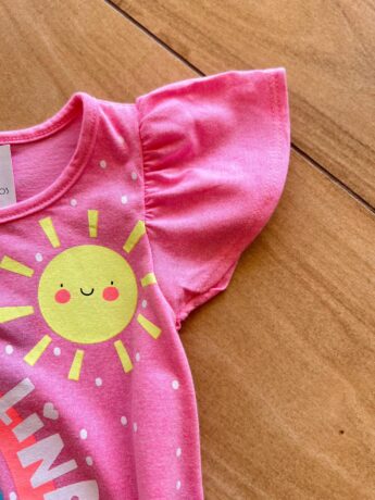 fernandaramoskids com br Vestido Infantil Feminino Curto Dia Lindo Rosa1