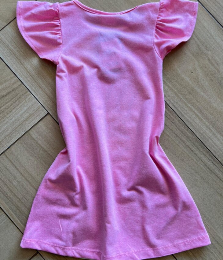 fernandaramoskids com br Vestido Infantil Feminino Curto Dia Lindo Rosa3
