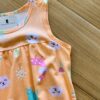 fernandaramoskids com br Vestido Infantil Feminino Curto Estampa Animal Laranja 1