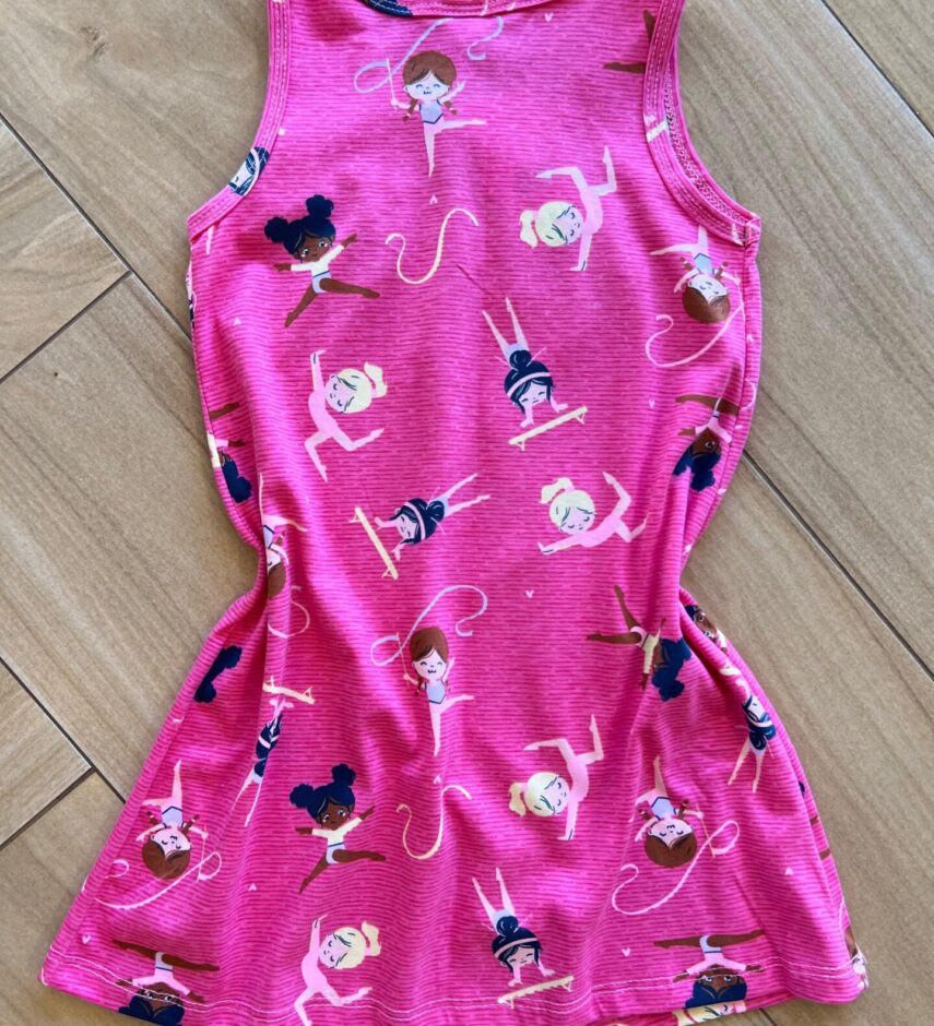 fernandaramoskids com br Vestido Infantil Feminino Curto Estampa Bailarina 2