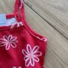 fernandaramoskids com br Vestido Infantil Feminino Curto Estampa Flores Margarida Vermelho1