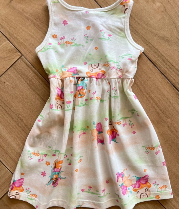 fernandaramoskids com br Vestido Infantil Feminino Curto Estampa Mundo das Fadas2