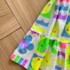 fernandaramoskids com br Vestido Infantil Feminino Curto Estampa Neon1