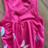 fernandaramoskids com br Vestido Infantil Feminino Curto Estampa Pássaros e Flores Pink1
