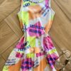 Vestido Infantil Feminino Curto Estampado Les Filles Allons y Fernanda Ramos Kids