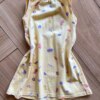 Vestido Infantil Feminino Curto Evase Uhull Amarelo Fernanda Ramos Kids