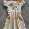 Vestido Infantil Feminino Curto Manga Curta e Gola Estampado Fernanda Ramos Kids