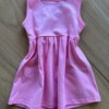 fernandaramoskids com br Vestido Infantil Feminino Curto Meia Malha Estampa Morangos Rosa2