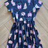 fernandaramoskids com br Vestido Infantil Feminino Curto Meia Malha Ice Cat Sweet Azul2