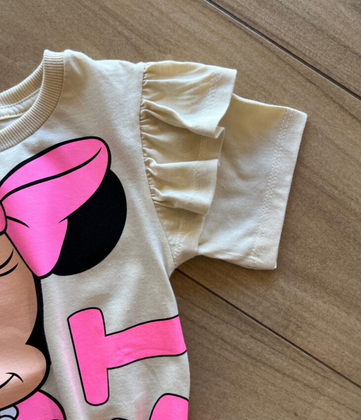 fernandaramoskids com br Vestido Infantil Feminino Curto Minnie Mouse1