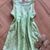 Vestido Infantil Feminino Curto Morangos e Melânicas Verde Fernanda Ramos Kids