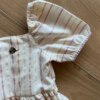 fernandaramoskids com br Vestido Infantil Feminino Curto Off White Fio Prata 1