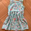 fernandaramoskids com br Vestido Infantil Feminino Curto Rodado Alça Estampado Verde Água2