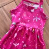 fernandaramoskids com br Vestido Infantil Feminino Curto Rodado Alça Fina Estampado Pink1