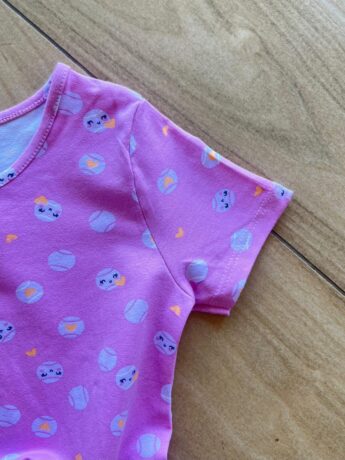 fernandaramoskids com br Vestido Infantil Feminino Curto Rodado Bola de Tênis Lilás1