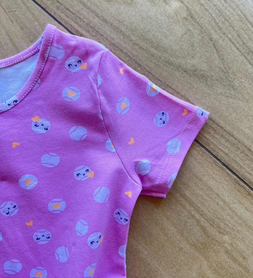 fernandaramoskids com br Vestido Infantil Feminino Curto Rodado Bola de Tênis Lilás1